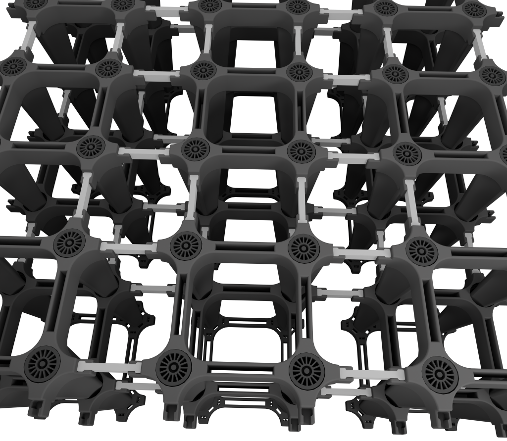 Gestione sostenibile delle radici degli alberi urbani e soluzioni per le acque piovane 3 Sistema di radici degli alberi urbani - Soil Cells Vault - SISTEMA DI GESTIONE SOSTENIBILE DELLE CELLULE DEL TERRENO - YD StormVault®
