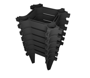 Urban Tree Root System-Soil Cells Vault -SUTAINABLE ROOT BOX SOIL CELLS MANAGEMENT SYSTEM- YD StormVault®