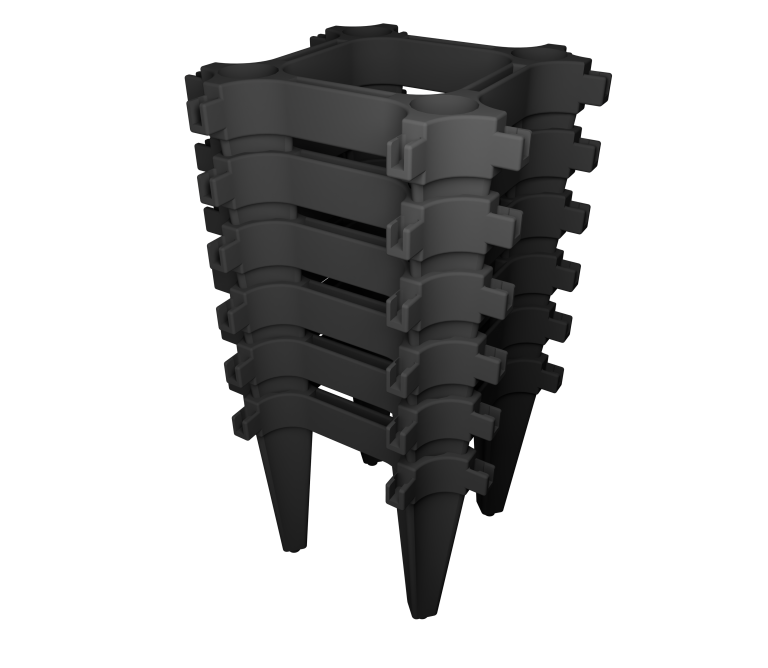 Urban Tree Root System-Soil Cells Vault -SUTAINABLE ROOT BOX SOIL CELLS MANAGEMENT SYSTEM- YD StormVault®