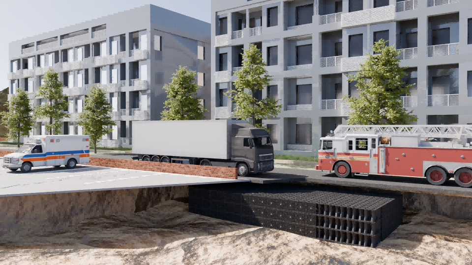 underground rainwater harvesting system- stormwater attenuation tanks YDSTORMBREAKER