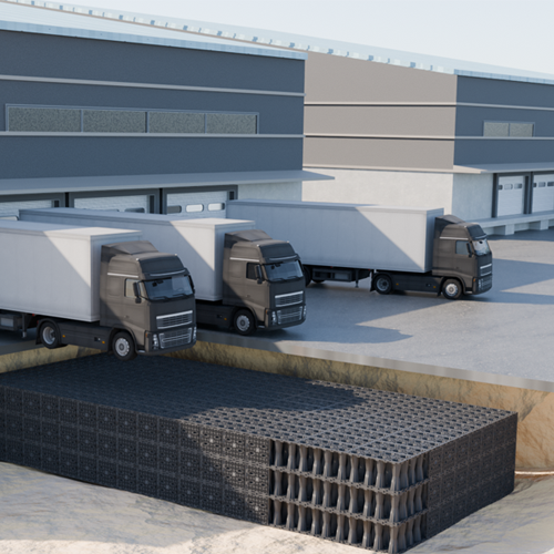 Rainwater harvesting system used in Industrial Facilities：Logistics parks, factories, warehouses